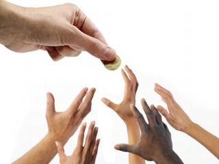 Get and Give - Even a pennies is worth for them.
