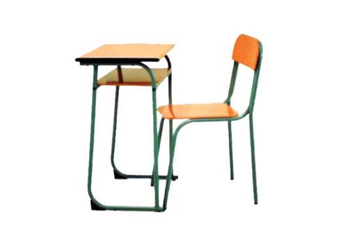 Study Table and Chair for students - This picture is of a simple wooden study table - chair set.