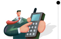 Mobile Phones - A clipart image of a mobile phone.