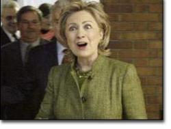 Hillary Clinton - Hillary Clinton - the bad news politician.  Democrat of course.