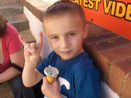 youngest son - on a day out