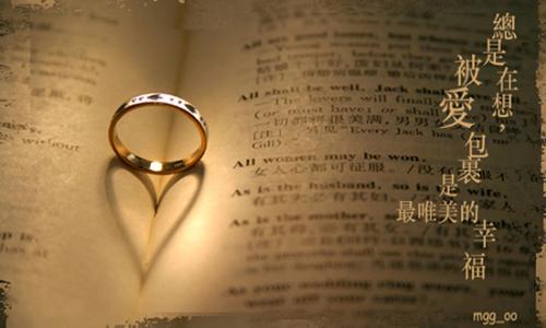 the ring  - it's the link between one people and her partner  i collect the picture several yesrs later. i love the one.