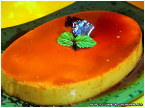 leche flan - leche flan when served