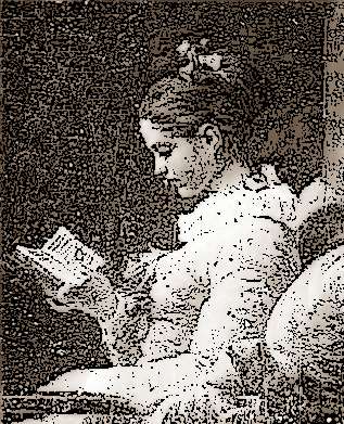 a reading lady - a young lady enjoying alone time by reading
