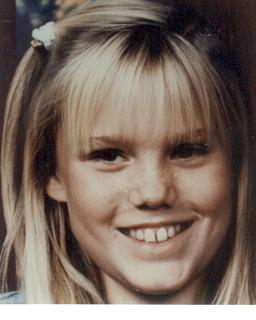 Jaycee Dugard - Girl who was abducted in 1991 at the age of 11, miraculously found and returned to her family after 18 years! Photo is of her at age 11.