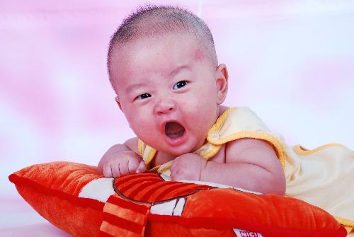 My son - Is he cute? This photo is taken when my son 100 days old.