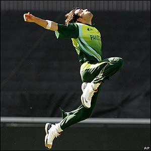 Umar Gul - Pakistan's fast bowler Umar Gul.