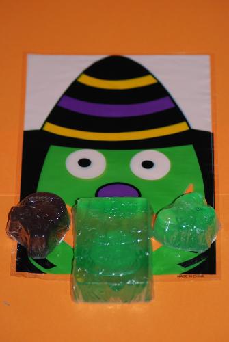 Witch Gift Bag - handcrafted glycerin soap in a witch gift bag from Kj's Crafts