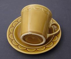 in the kitchen - picture of majolica design mug and saucer in the kitchen - picture of majolica design mug and saucer