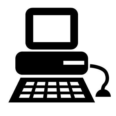 Clip art photo - computer image