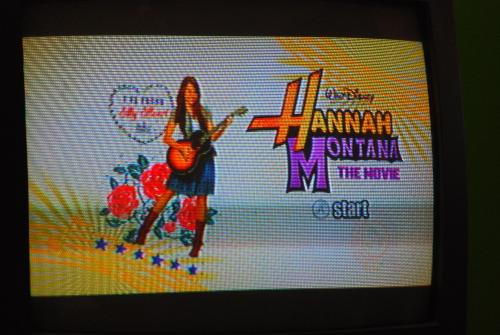 Hannah Montana the Movie - screenshot of the Wii game based on Hannah Montana the Movie