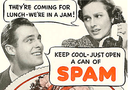 spam - funny advertisement for spam