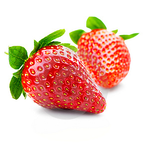 Food Allergies - A picture of 2 strawberries 