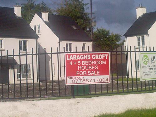 For Sale to Tomb Raider Fans Only?! - A housing Development near where I live has an interesting Name...:) The 'Laragh' part is from a townland nearby,the Name going WAY back..I just figured somebody in planning was a Gamer!