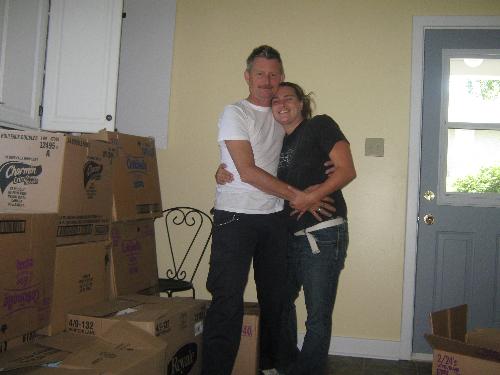 moving day - we are almost all moved in to our new house