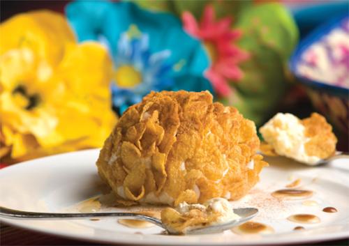 Fried Icecream - Fried icecream in cornflake