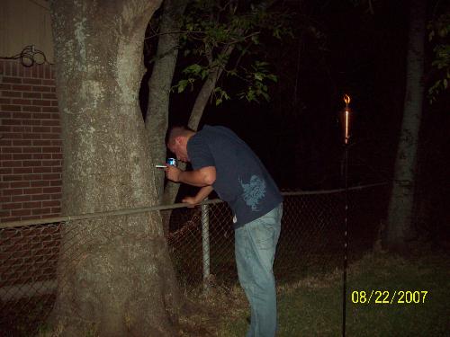he lost it - this is my brother in law after countless shots of tequila...