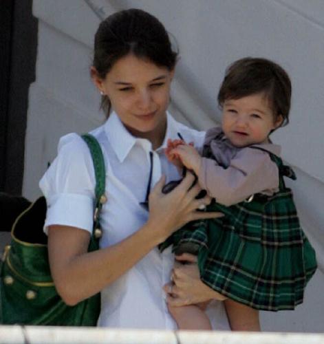 Katie Holmes and her daughter Suri - Katie Holmes and her daughter Suri.