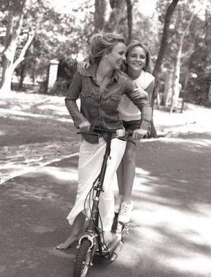 The Spears Sisters - Jamie Lynn and Britney Spears.