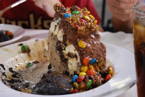 Ice Cream Cake - special ice cream cake at Arizona Baseball Club at Chase Field, Phoenix, Arizona, August 29, 2009