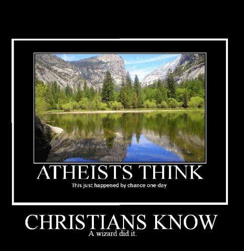 What atheists against what creationists think - I guess atheists live in a fantasy world...