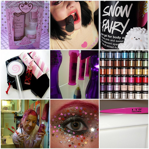 Vanity - beauty products you use