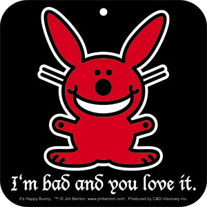 I'm bad and You know it. - In any relationship there is good and bad.Seems like one partner is always just a little more mischievous. So if you have got a naughty one this is perfect to put on a T-Shirt bought out of love of course.