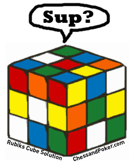 Rubik's Cube - Photo taken from http://www.chessandpoker.com/rubiks-cube-solution.html