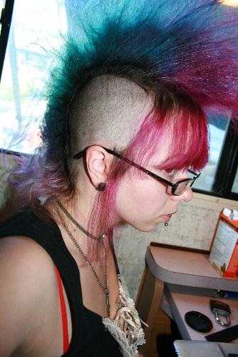My Mohawk - A picture of my mohawk.