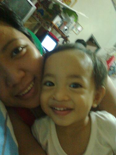 Mommy Chris & Baby Sam - One of our pictures during our bonding time.