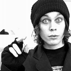 Ville Valo of HIM. - Looking quite weird after a sleepless night, probably :)