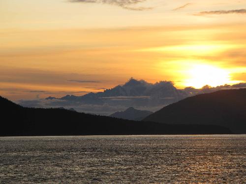Alaskan Sunset - This was taken from on board a cruse ship.