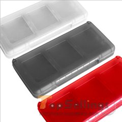 Save:USD 3.54---6 in 1 Game Card Case - suit for Nintendo DS lite NDSL NDSi Protects the game card from dust, dirt,and other damage Material: polypropylene Dimensions: approx. 116 x 51 x 14 mm 3 X Game card case  Your Price: USD 3.45  http://www.topsellings.com/en/6-in-1-game-card-case-for-nintendo-ds-lite-ndsl-ndsi-p10000.html