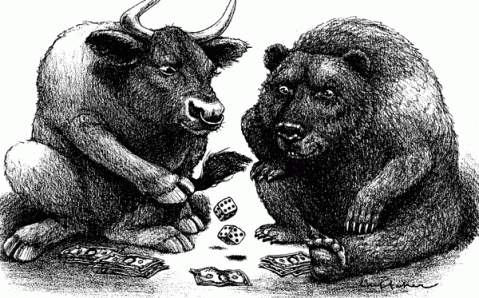 Playing Cards - Bull and Bear playing cards.