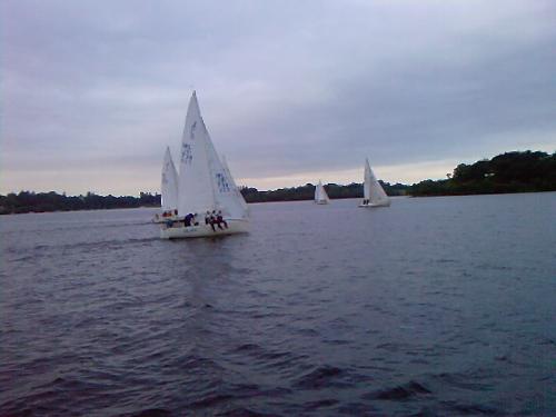 Lough Erne Yachts - Lough Erne Yacht Club at practise..