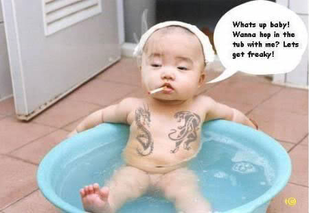 Child neglect at it's best - Come laugh at the youngest pimp alive.