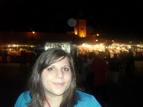 Marrakesh - This is me standing in front of the major marketplace in Marrakesh, Morocco.