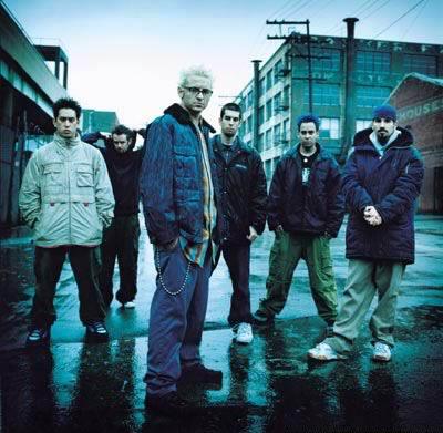 linkin park - this is the back cover of thei album hybri theory