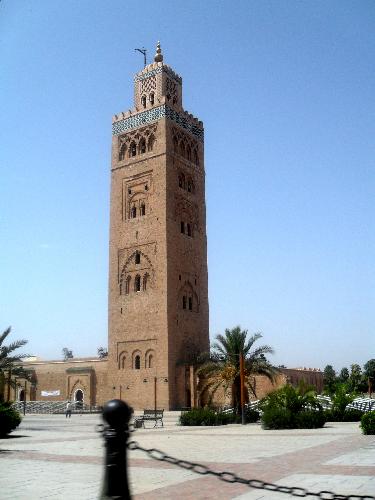 Mosque - One of the famous mosques of Morocco - in Marrakesh