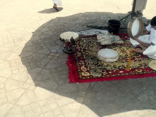 Snake Charmer - A snake charmer in Marrakesh