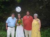 Orb - This is a picture from my wedding day. I am pretty sure my father's presence was with me that day and with this picture I just can't come up with anyother explaination.