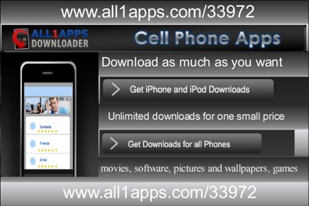Cell Phone downloads - This a service that allows you to stoop paying for downloads one at a time for as small one time fee you can download unlimited apps for your cell phone  there are HD Movies, over 3000 song titles, games and a lot more.