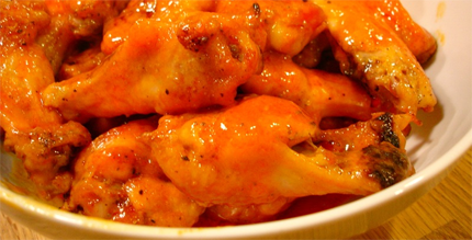buffalo wings - a tasty dish.