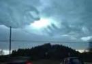 God's hand on the sky - God's helping hand