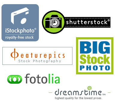 some microstock sites logos - Microstock photography, also known as micropayment photography, is an offshoot of traditional stock photography. What defines a company as a microstock photography company is that they (1) source their images almost exclusively via the Internet, (2) do so from a wider range of photographers than the traditional stock agencies (including a willingness to accept images from 'amateurs' and hobbyists), and (3) sell their images at a very low rate (anywhere from $.20 - $10) for a royalty-free image.