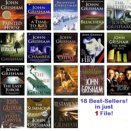 John Grisham's novels - these are collection of John Grisham's top selling books.