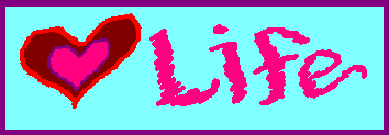 love Life - me.. doodling on paint.. and this is what I came up with..
