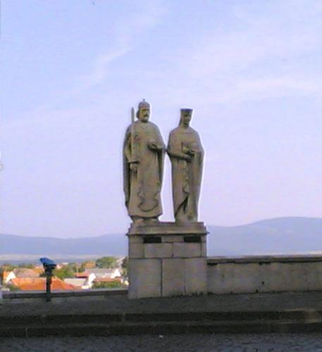 First Hungarian King and Queen - First hungarian King and Queen the castle of City Veszprem