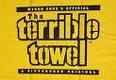 terrible towel - here we go steelers!!!! here we go