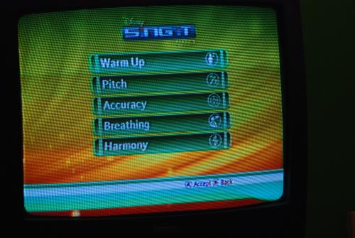 Disney Sing It - screenshot of playing Disney Sing It video game for Nintendo Wii